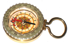 metal compass