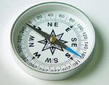 metal compass