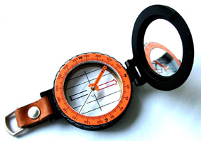 metal compass