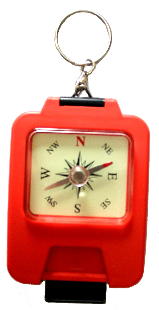 Keychain compass